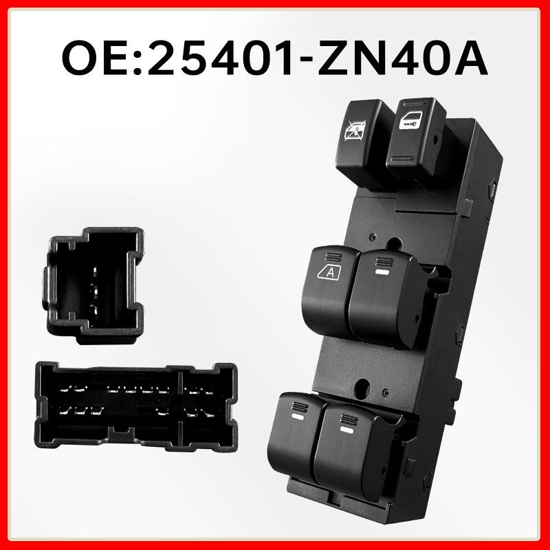 Nissan Teana Driver s Side Window Lifter Switch 25401-ZN40A