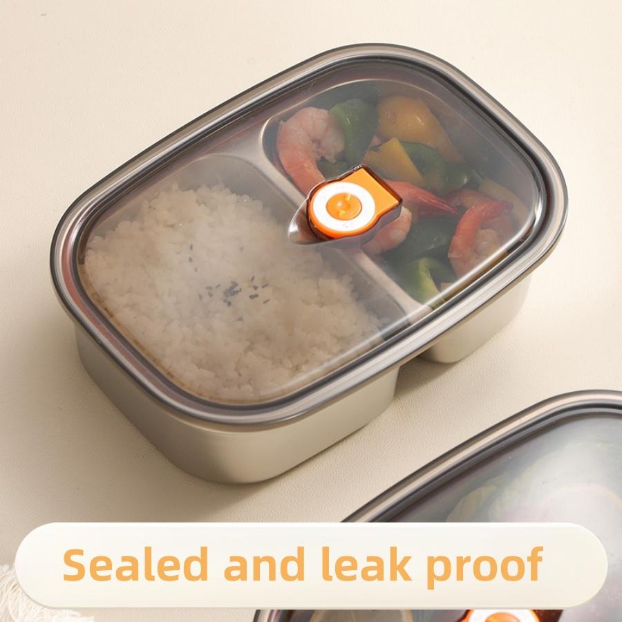 Large Capacity 304 Stainless Steel Lunch Box Travel Picnic Portable Cute Pattern Leak Proof Bento Box Microwave Safe