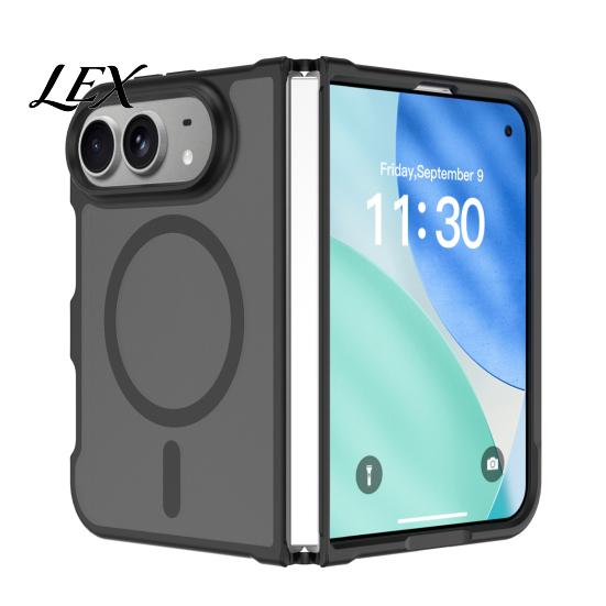 Smooth Touch Protective Shell Magnetic Matte Phone Case for iPhone 2026 New, Full Hinge Anti Oxidation Material Cover Protection, Not Yellowing