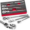 72 Tooth Flex Head Ratchet Set Rubber Grip Adjustable Ratchet Wrench  Auto Repair