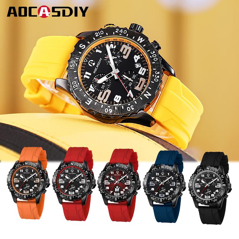 Quartz Wristwatch Men's Watches ENDURANCE Wristwatch Casual Men Watch Luxury Waterproof Luminous Chronograph Date reloj hombre