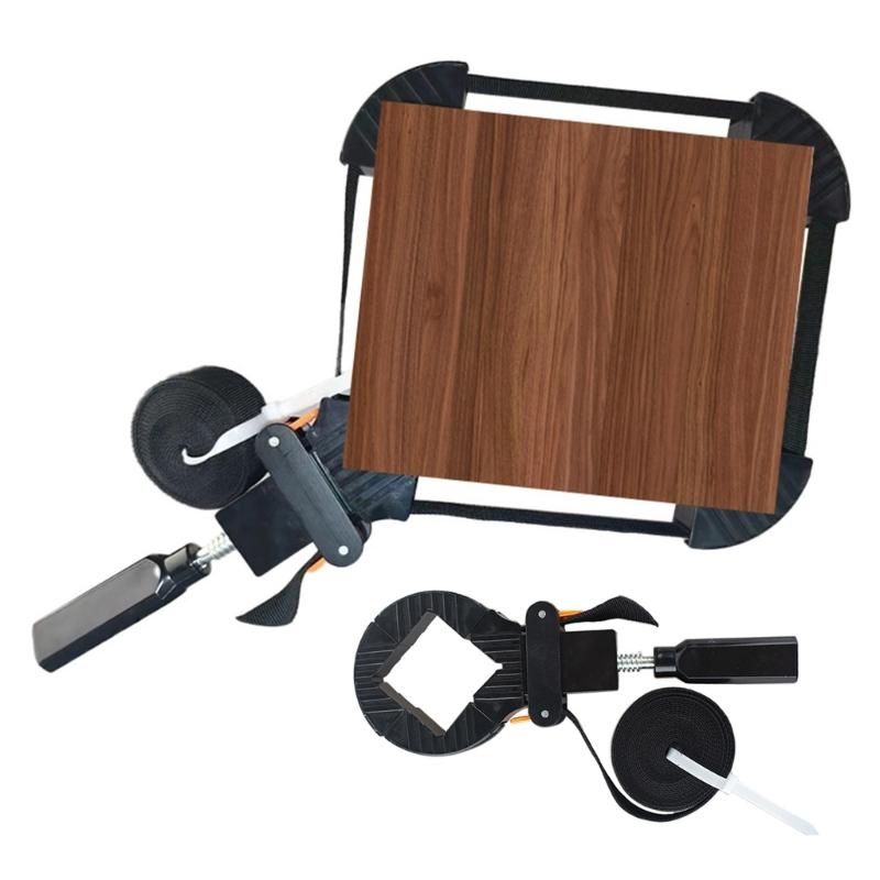 Adjustable Corner Clamp 4 Jaws Pictures Frame Holder Quickly Release Band Clamp Woodworking Tool Polygonal Clip Enduring