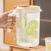 Large Capacity Infused Water Pitcher with 4 Cup Water Jug Drinkware Drink Container  Juice