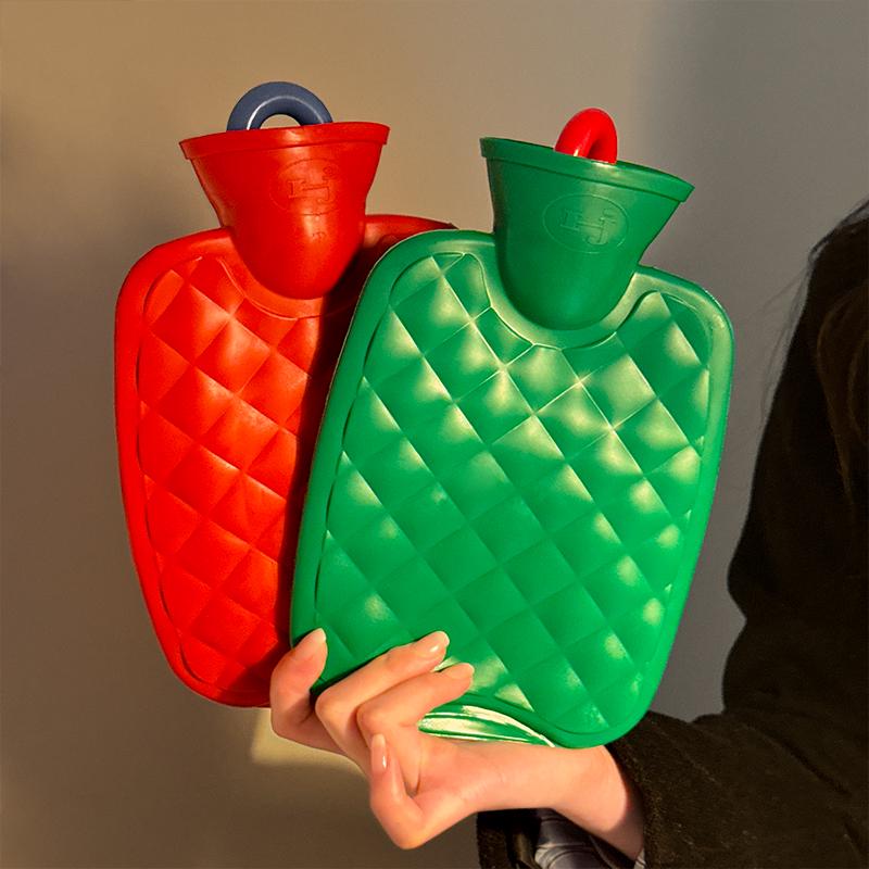 Plush Explosion-Proof Hot Water Bottle & Hand Warmer for Girls - Large & Small Sizes Available for Abdomen or Bed Use