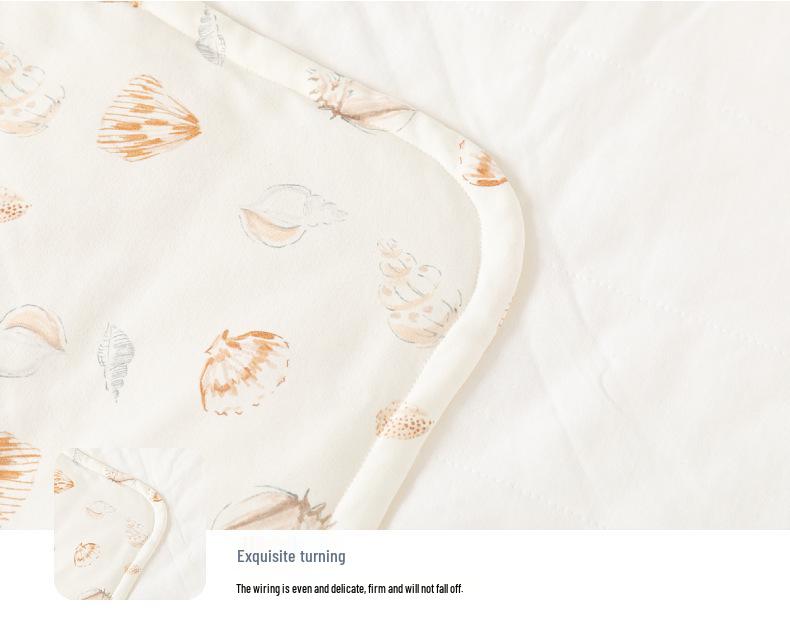 Newborn Pure Cotton Swaddle Blanket - 60g Lightweight Baby Quilt for Spring & Autumn