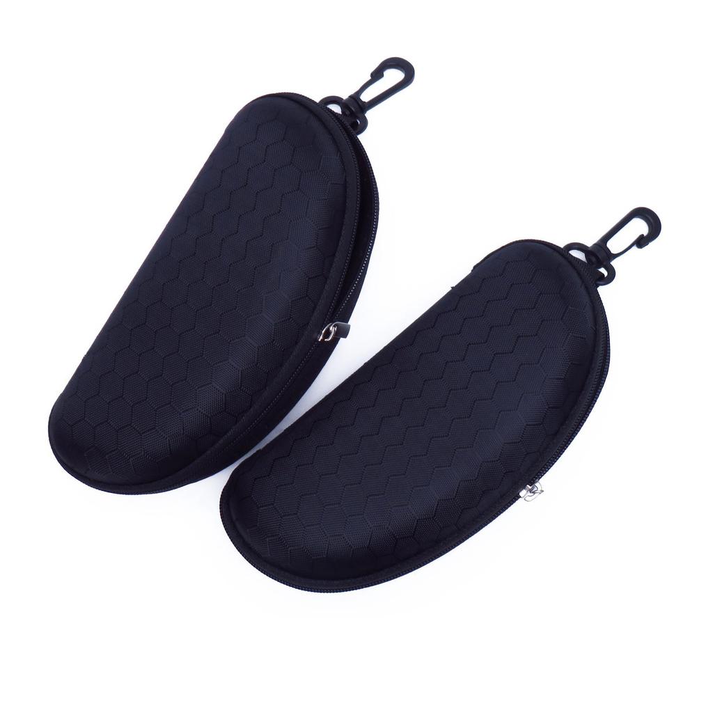 Cycling Sports Zipper Sunglasses Storage Case - EVA Black