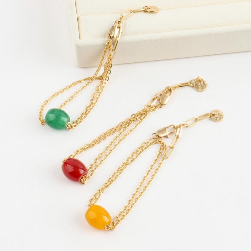 

Women s Strap Fashion Jade Chain Jade Bracelet A33405_3