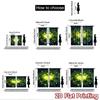 2D Flat Printing 2pcs Curtains Cute Turtles Glowing Hearts Digital Printed Polyester Drapes Birthday Party for Indoor