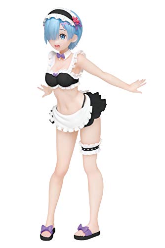Taito Re:Zero Precious Figure Rem Maid Swimwear Ver Renewal, Multiple Colors (T83429)