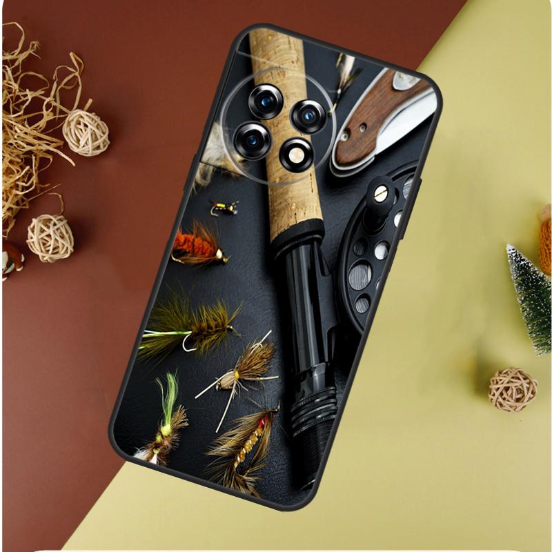 Fishing Rod Tool For OnePlus 13 13R 12 12R 11 9 10 Pro 8T 9RT 10T 10R Nord 4 CE 2 3 Lite N20 N30 Phone Case