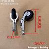 Height 65 75 85mm Mini Spring Kneeling Landing Gear 1.5inch Wheel Damping or Nose Retractable Part RC Model Aircraft EDF Plane
