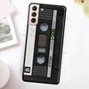 Retro Cassette Tape Cover For Samsung Galaxy S21 Ultra Note 20 Note 10 S8 S9 S10 S22 Plus S20 FE Phone Case
