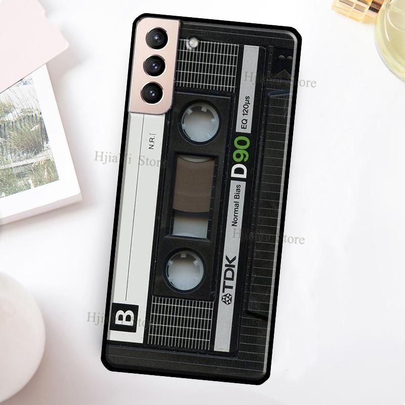 

Чехол для кассеты в стиле ретро для Samsung Galaxy S21 Ultra Note 20 Note 10 S8 S9 S10 S22 Plus S20 FE, чехол для телефона Galaxy S21