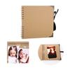 60 Pages Photo Album Kraft Paper Memory Photograph Book Supplies for Children Girl Boys Birthday Holiday Festival