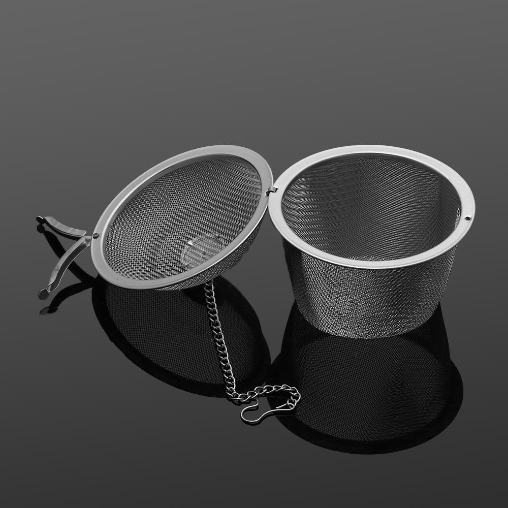 Leaf Spice Strainer Teakettle Stainless Steel Tea Ball Mesh Filter Herbal Infuser
