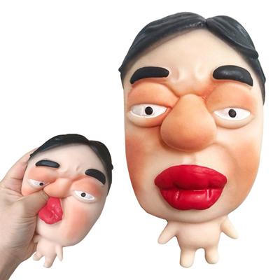 Stressabbau Mann Quetschspielzeug Langsame Rückkehr Nackte Hässliche Männer Dehnbares sensorisches Spielzeug Erwachsene Jugendliche Kinder Weiches flexibles TPR Fidget Spielzeug Partygeschenke