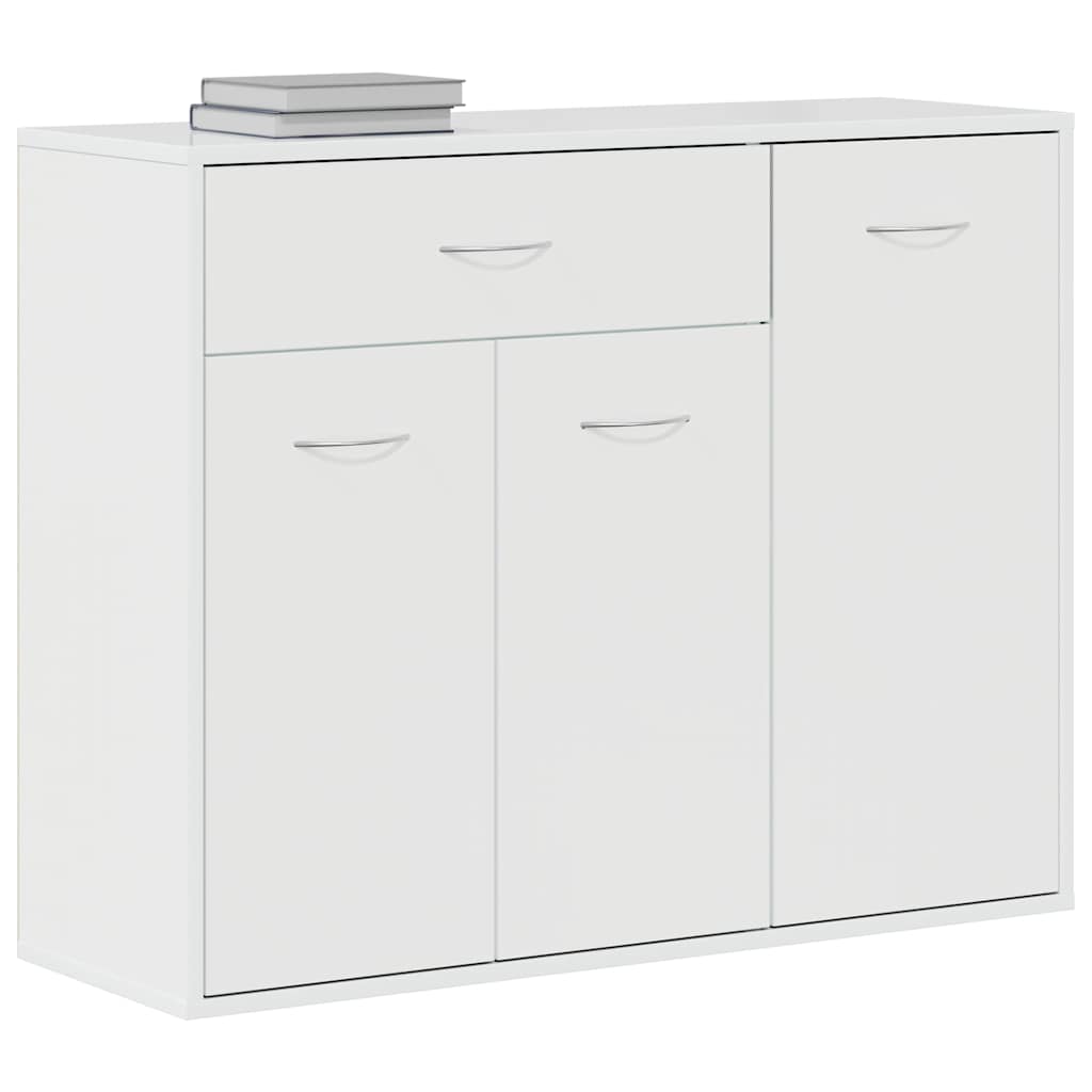 vidaXL Sideboard Hochglanz-Weiß 88x30x70 cm Holzwerkstoff