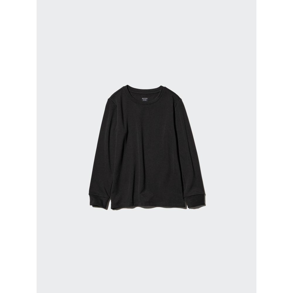 Uniqlo Kids HeaTTech ExTra Warm CoTTon Crew Neck T  Long Sleeve 