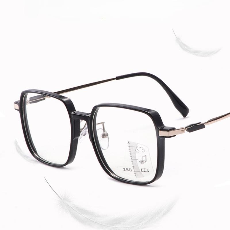 Photochromic Progressive Reading Glasses Anti Blue Light Multi Focus for Far Near Viewing