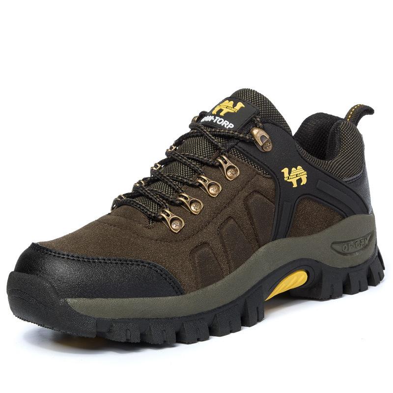 

Four Seasons Large Size Hiking Shoes Outdoor Trail Running Shoes Couple Hiking Shoes Agent One 47 темно-зелений колір