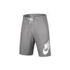 Large Printing Loose Knit Shorts Gray Men's 836278-091