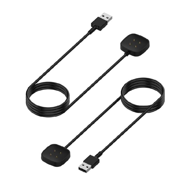 for Sense Versa 3 4 Watch USB Charger Magnetic Charging Dock Cable 3.3ft