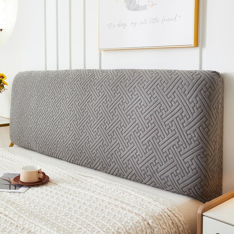 Unicolor Woven Fabric Jacquard Fabric Headboard Covers Form Fitting Cover,Form Fitting Bed Headboard,Bed Head Cover Form Fitting Cover Backrest