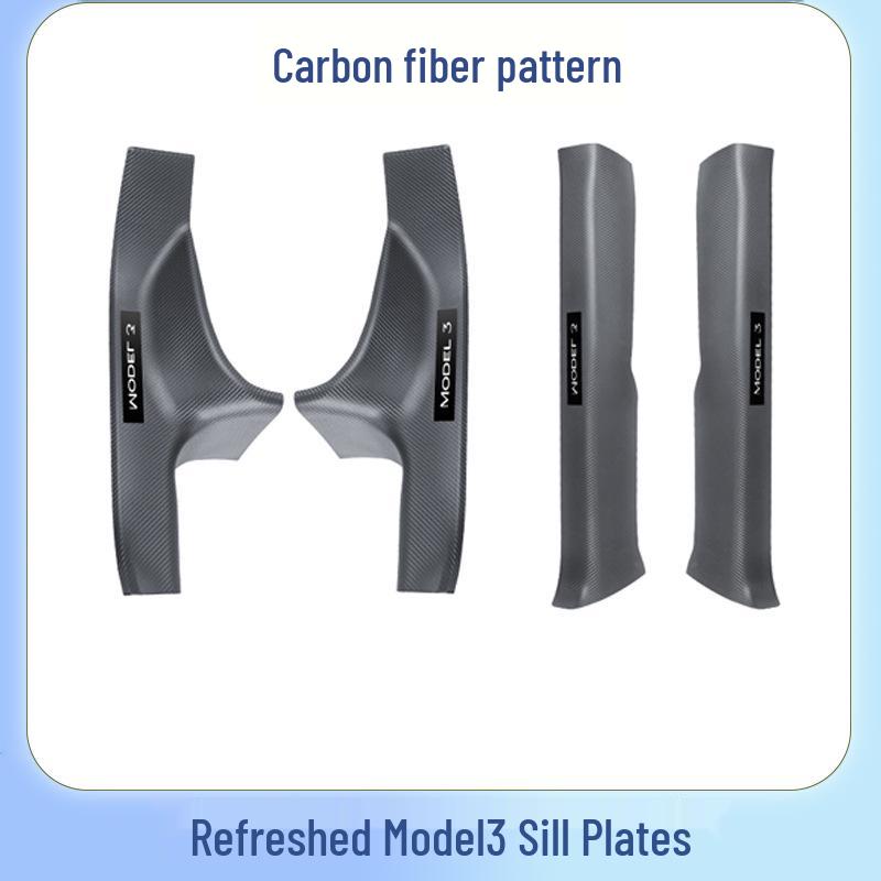Tesla Model 3 Kohlefaser Einstiegsleisten