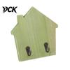 Strong Load Bearing Wood Hooks House Shape Wall Storage Hook, Traceless Adhesive Decorative Wooden Hat And Scarf Rack American Style Hanger