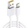 Kabel Oppo Dl136 Supervooc Super Szybki Usb Do Usb-C Type C 65W 1M Przewód Biały