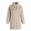 Women's Mink Fur Coat Keeps Warm In Winter, Loose Mid-length Coat,  Plus Size Casual Artificial Fur