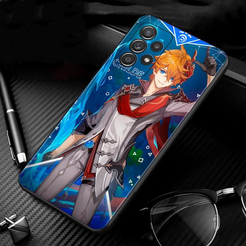 Etui na Samsung Galaxy A51 A12 A21s A71 A52 A31 A32 A02s A72 A11 A41 A22 A01 A51 5G A02 F42 Okładka Gra Genshin Impact Dziewczyna