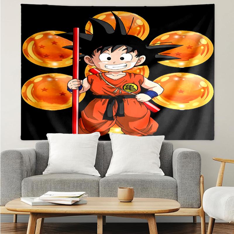 Goku Anime Tapestry Hanging for Bedroom,Livingroom, Playroom,Decor Art Room Wall Tapestry Holiday and Birthday Gifts