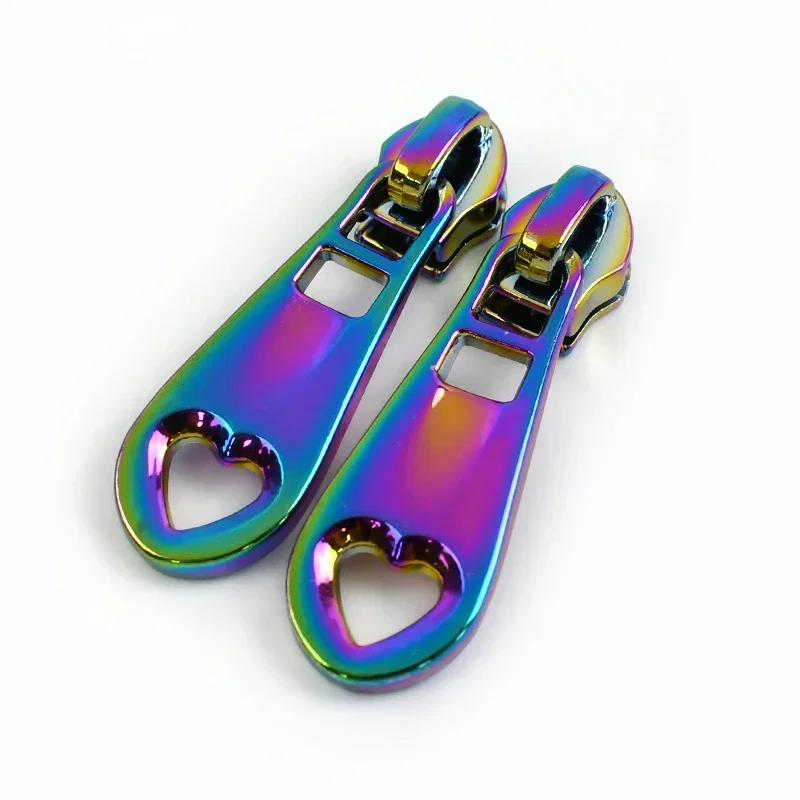 5-30Pcs Meetee 5# Nylon Zipper Puller Down Jackets Bags Zippers Sliders Garment Zips Head Repair Kits DIY Sewing Accessories