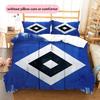 Hamburger SV Pattern Bedding Home Decoration Birthday & Festival Gift (1 * Duvet Cover + 2 * Pillowcase, Without Core)