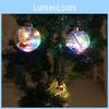 Beautiful Led Transparent Ball Light Christmas Tree Hanging Ornaments For Joyful Celebrations