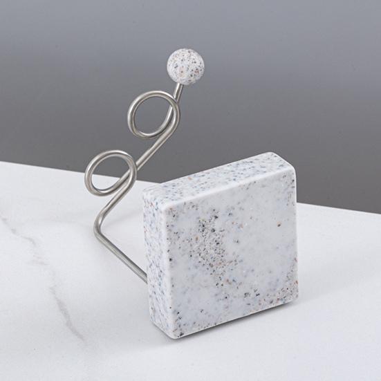 Toothbrush Holder Metal Toothbrush Organizer with Base High Strength Space Saving Bathroom Countertop Toothbrush Organizer