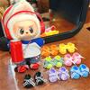 15-17cm For Rab Cloth Vinyl Doll Rain Boots Cry Baby For Labubu Bow Shoes