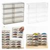 Transparent 1:64 Model Cars Display Box 8 Grids Dustproof Storage Box Wall Mounted Acrylic Display Rack for Hotwheels Cars