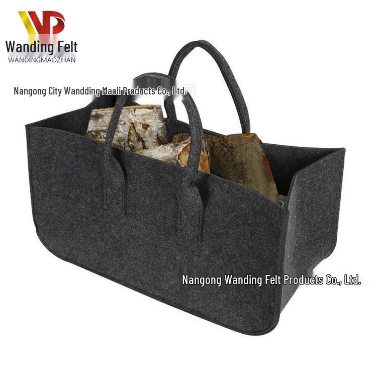 Versatile Large Felt Tote Bag - Commuting, Crossbody & Single Shoulder Styles