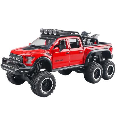 Mein Auto Premium 1:Maßstab 1:24 Die-Cast-Legierung Ford Raptor F-150 Modellauto Figur - Rot