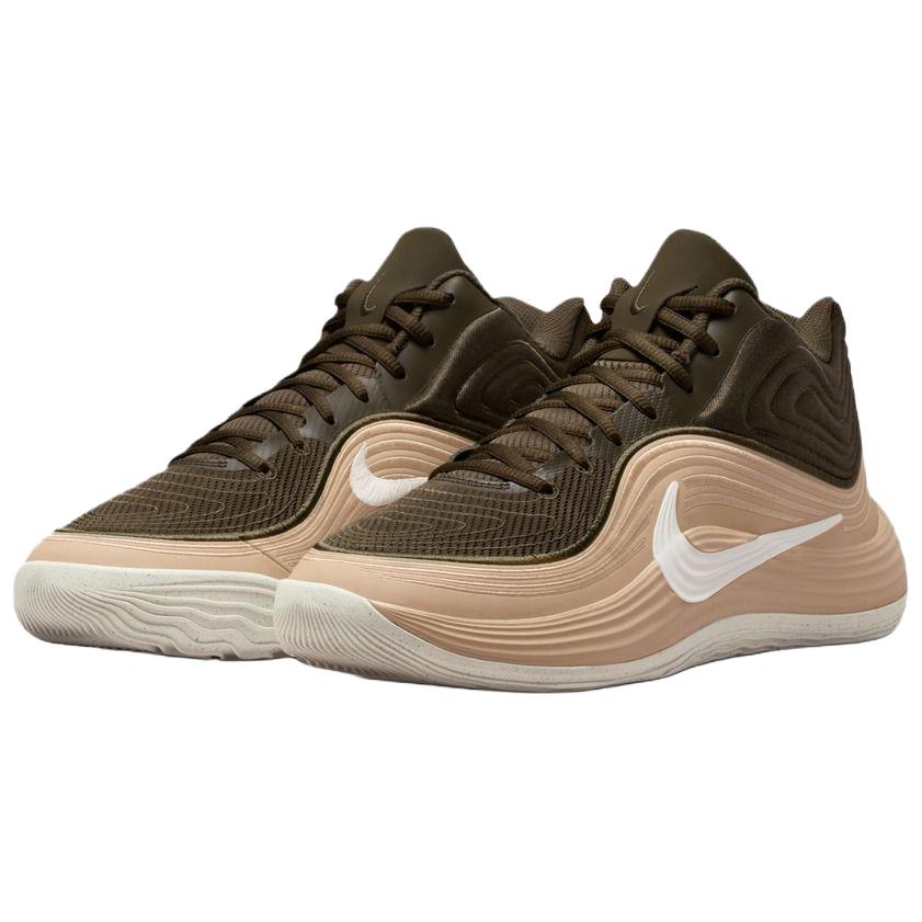 Nike Precision 8 Mid Dark Hazel Linen Sail Men's Basketball Shoes IH1105-200
