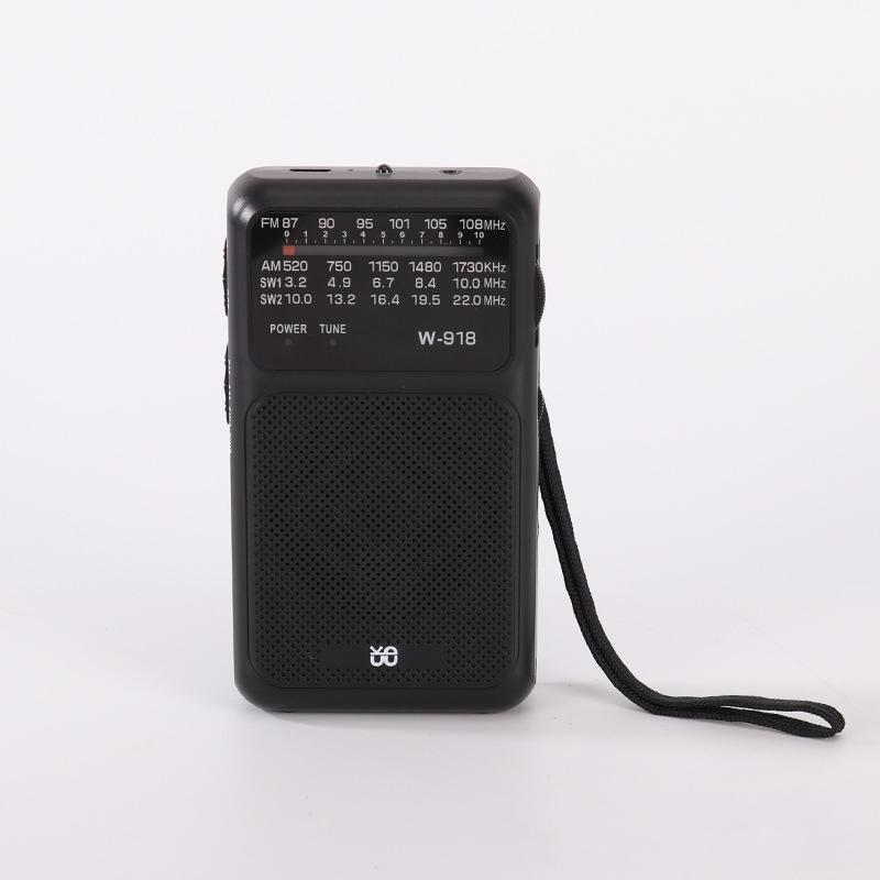 Mini Pocket DSP Radio Best Reception FM AM SW Radios Receiver with Flashlight Loudspeaker 3.5mm Headset Jack Rechargeable Radio