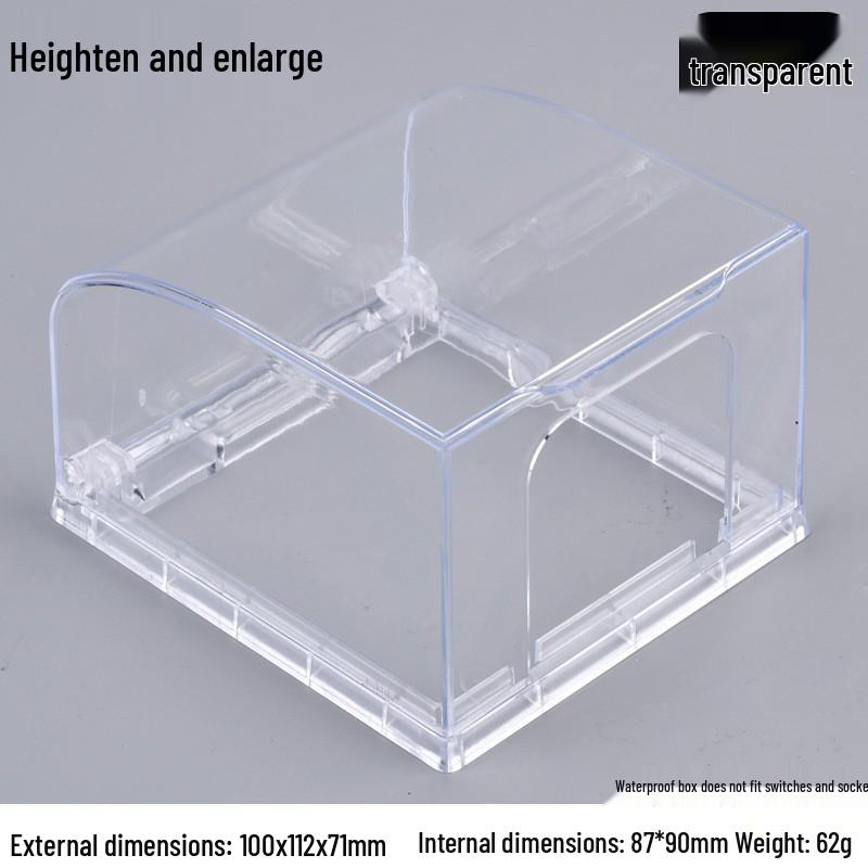 Waterproof Bathroom Socket Cover for Shower & Water Heater Protection