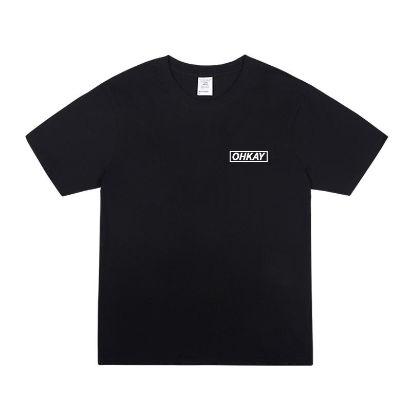 Shameless Kalka God La stessa semplice t-shirt grafica con stampa di lettere T-shirt a maniche corte da uomo e da donna Abbigliamento da uomo Streetwear