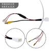 Car Camera Cable Fittings Harness Plastic + Metal Replacement