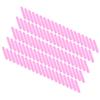 100pcs Disposable Nail File DoubleSided Nail Polishing Grinding File Nail Art Manicure File(Pink )