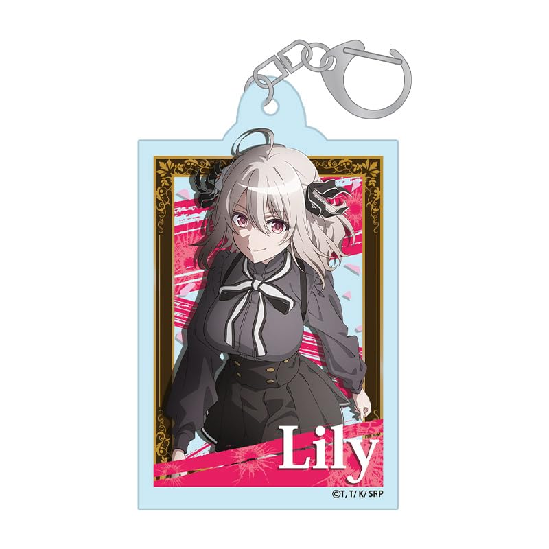 Seasonal Plants Spy Classroom Lily Acrylic Keychain H80 X W80mm