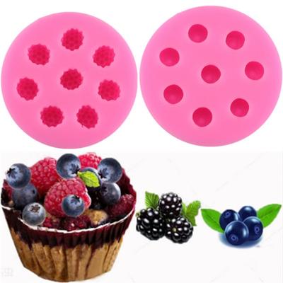 Silikon-Beeren-Form, DIY-Werkzeug für Kuchen, Kekse, Schokolade, Dekor