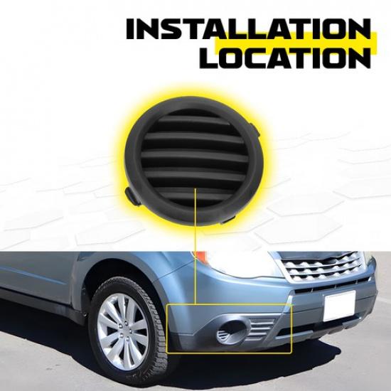 Right Fog Light Lamp Cover Front Bumper Bezel Trim For Subaru Forester 2009-2013